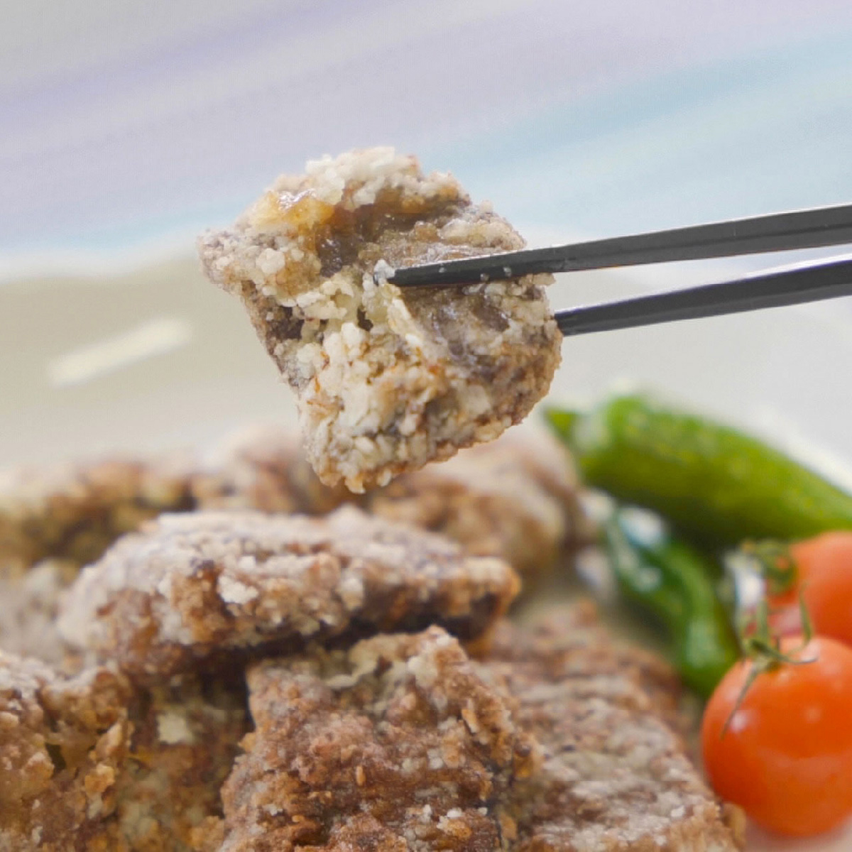 くじらのカレー竜田揚げ