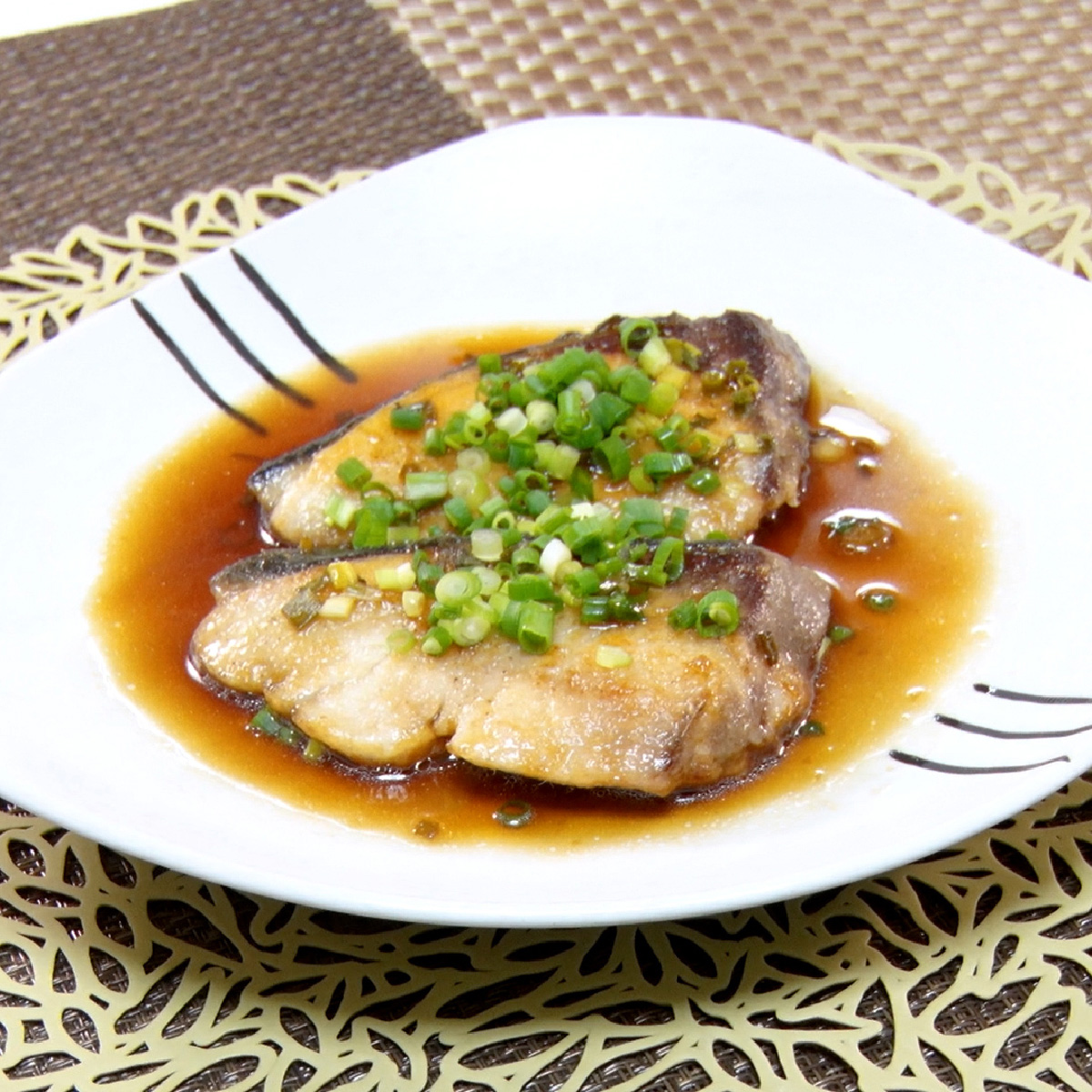 ブリのネギポン酢煮