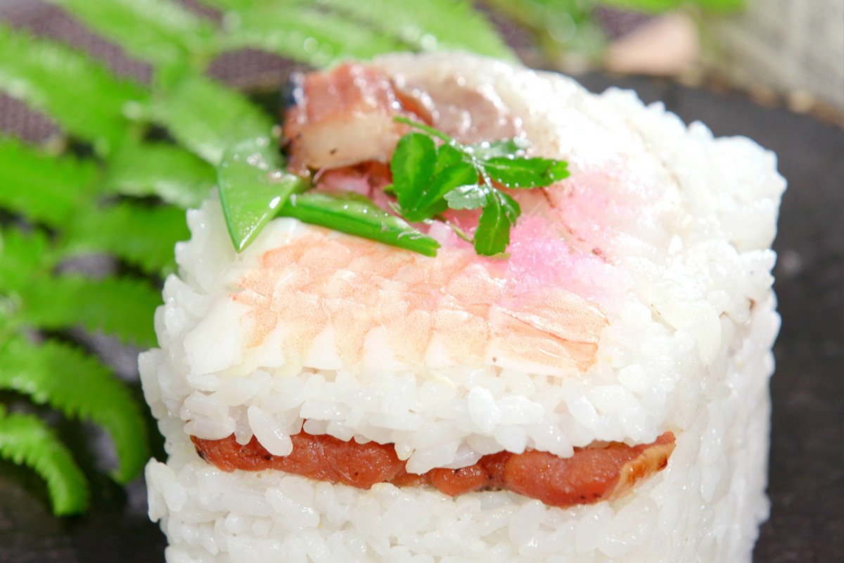 タイの簡単押し寿司
