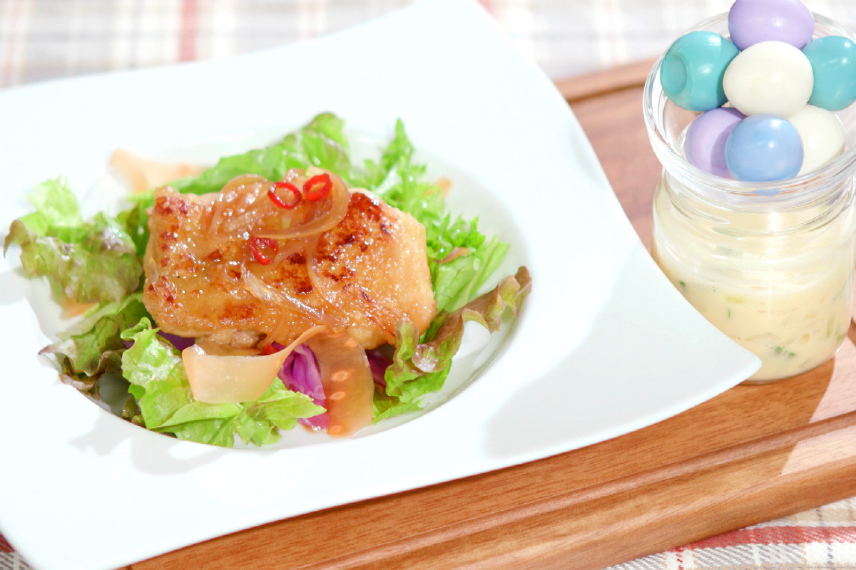 長州黒かしわの南蛮漬け タルタルソース ア ラメゾン