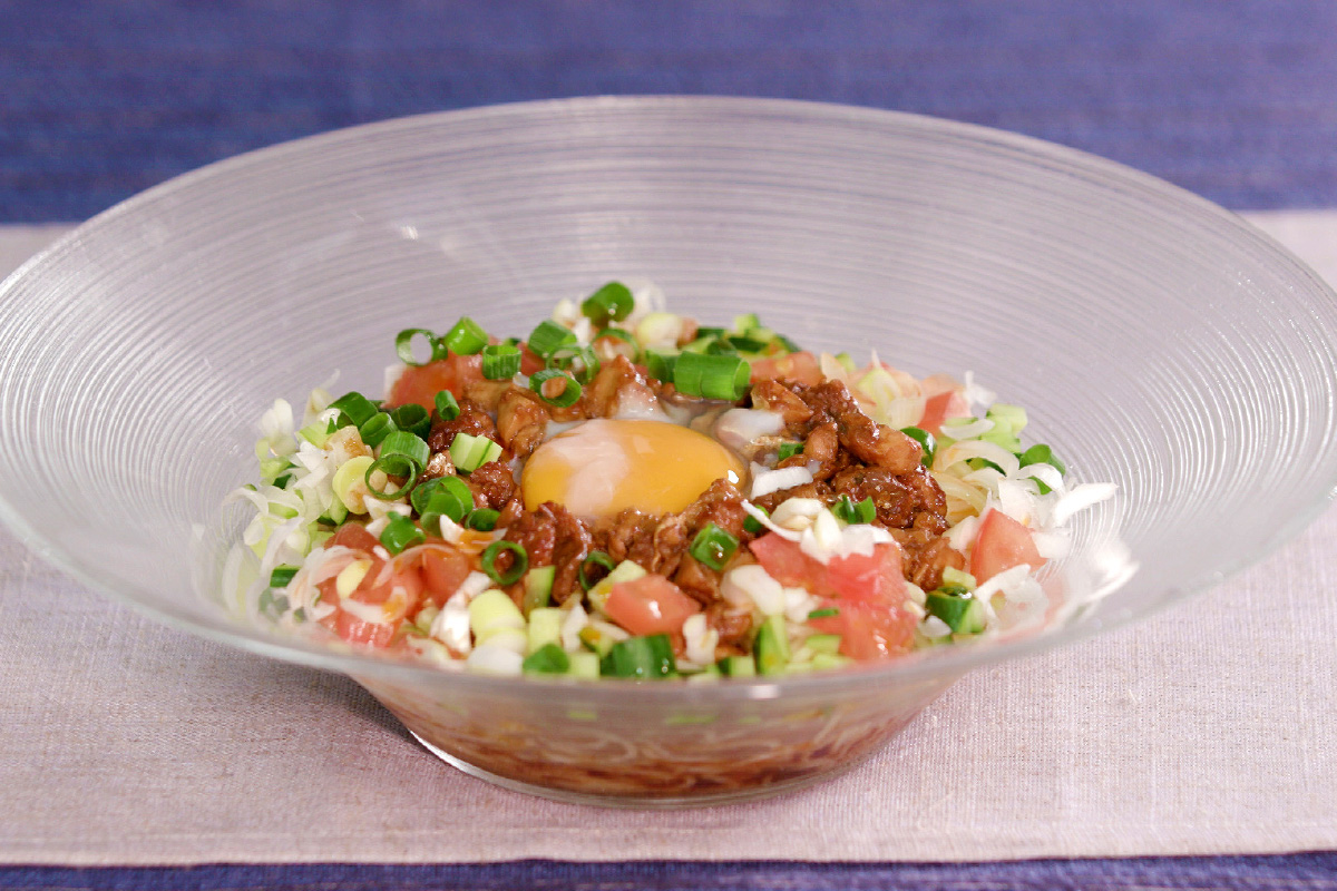 瀬つきあじの冷やし担々麺