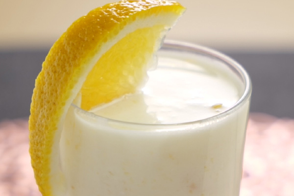 夏みかんミルクスムージー