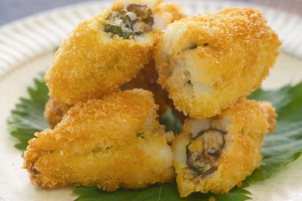 はもの梅しそロールフライ