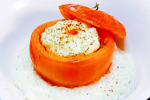 トマトのミルフィーユ